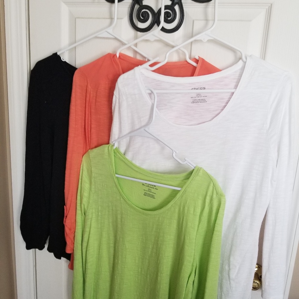 Chicos size 2 tops